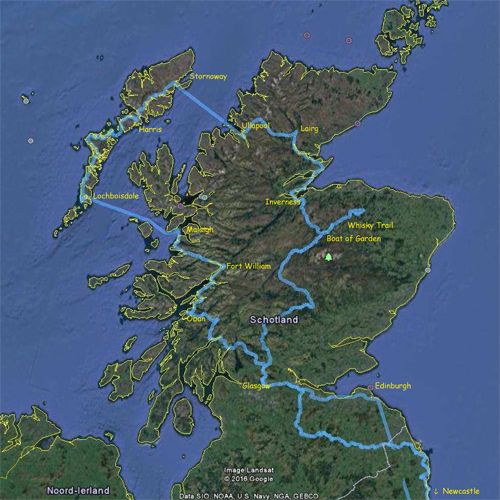 Schotland route